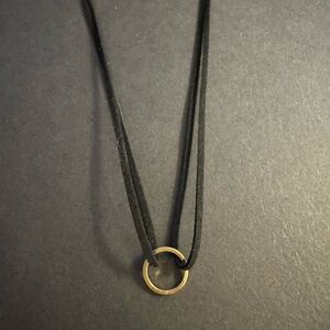 Chic Black and Gold Necklace